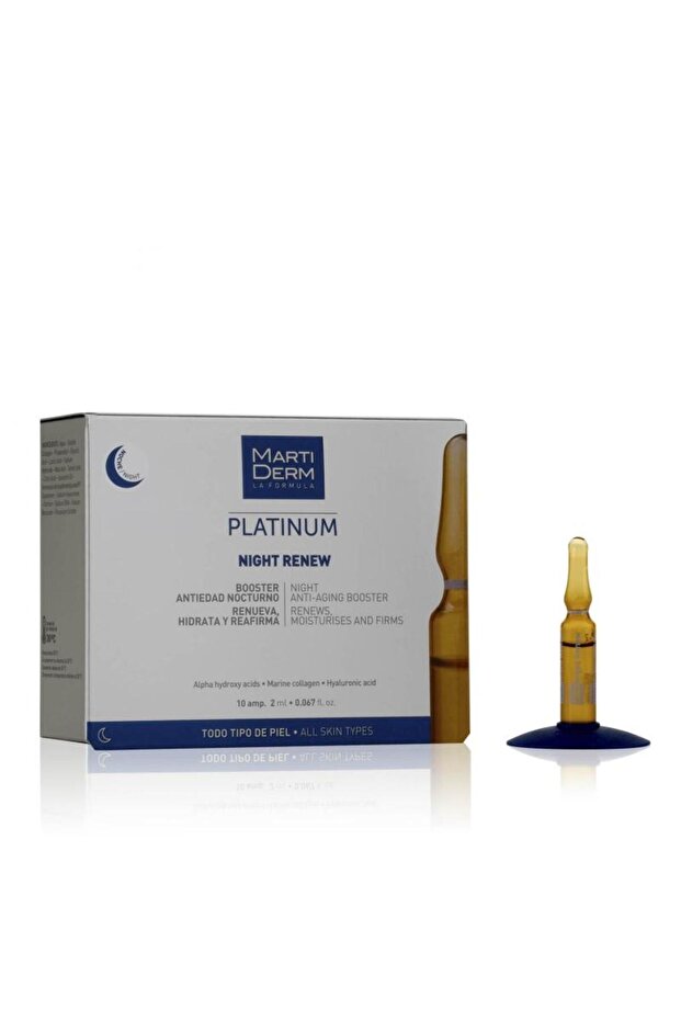 Platinum Night Review Face Ampoules, 2ml