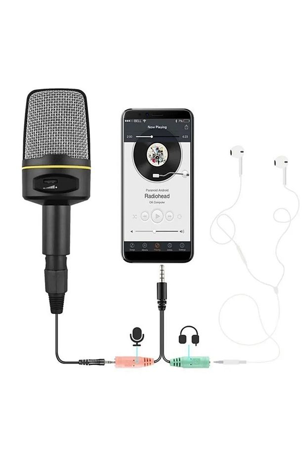 3.5 Mm Masa Üstü Tripodlu Mikrofon Multimedia Mikrofon - 3