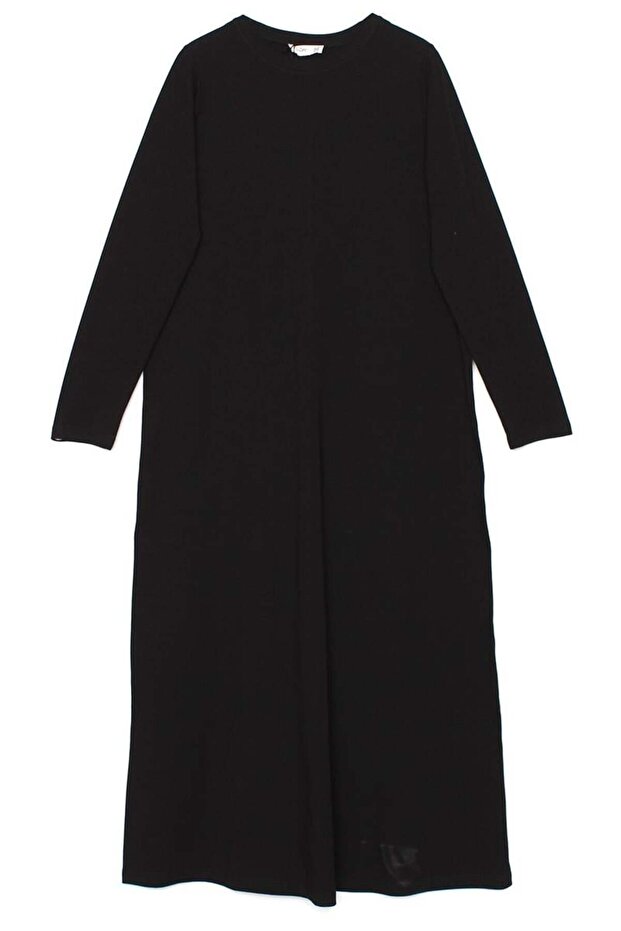 Rochie neagră cu mânecă lungă - 6