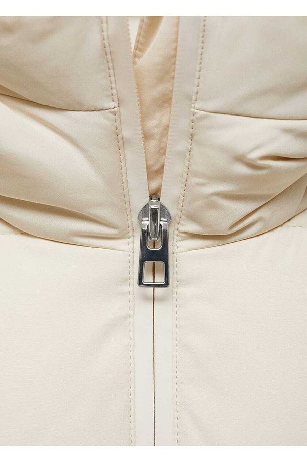 Kapüşonlu Kapitone Anorak - 5