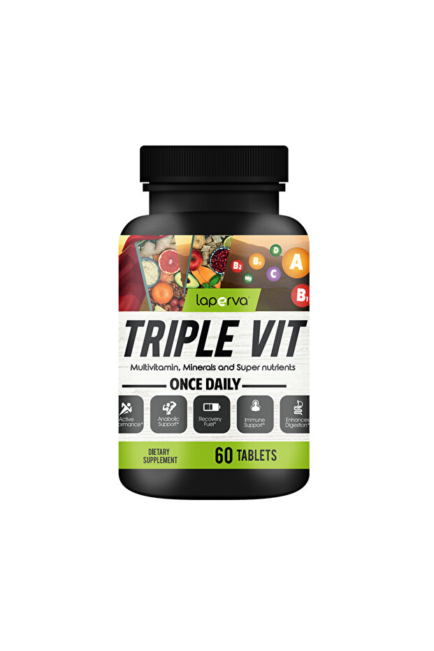TRIPLE VIT MULTIVITAMIN ONCE DAILY TAB 60'S
