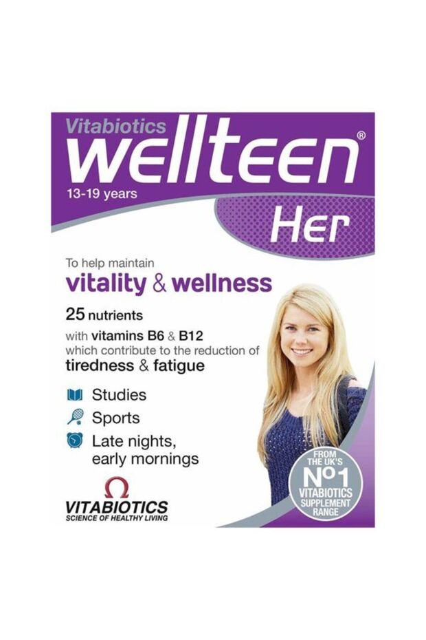 Wellteen Vitality & Wellness Her, 30 Tablets