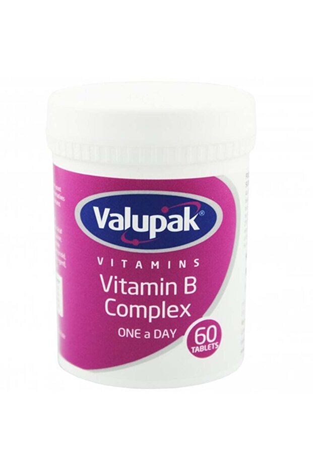 مكمل فيتامين ب المركب، 60 قرصًا - 1