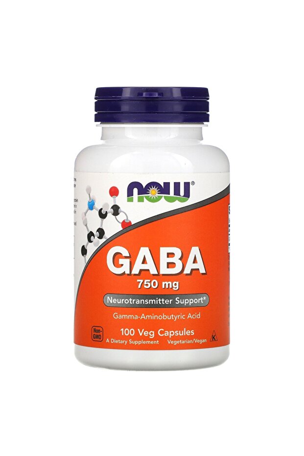 Foods Gaba Dietary Supplement, 750mg, 100 Capsules