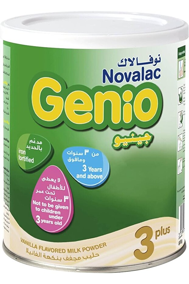 GENIO 3 PLUS VANILLA 800GM