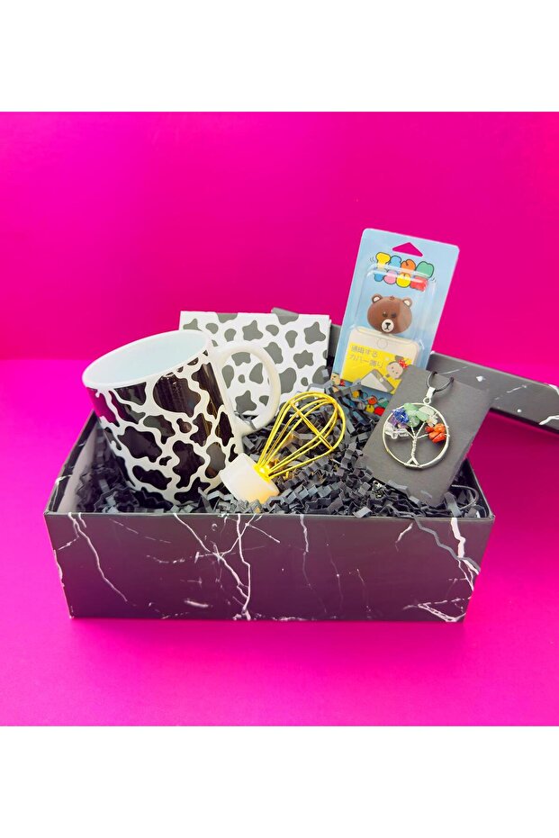 İnek Tasarımlı Hediye Seti - 3