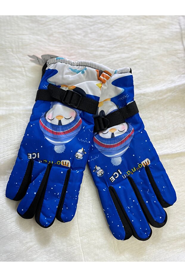 Kız çocuk kar eldiven - 1