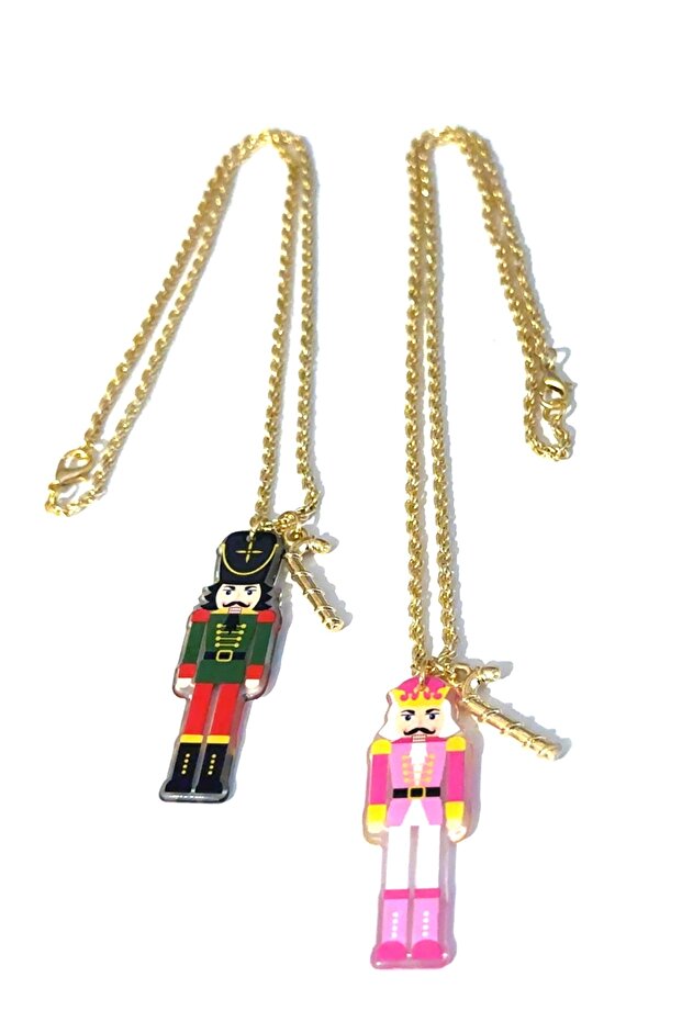 Nutcracker Kurşun Asker Yılbaşı Charm Kolye - 3