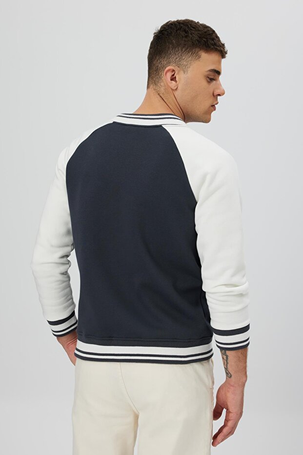 College Type Bomber Jacket - 2