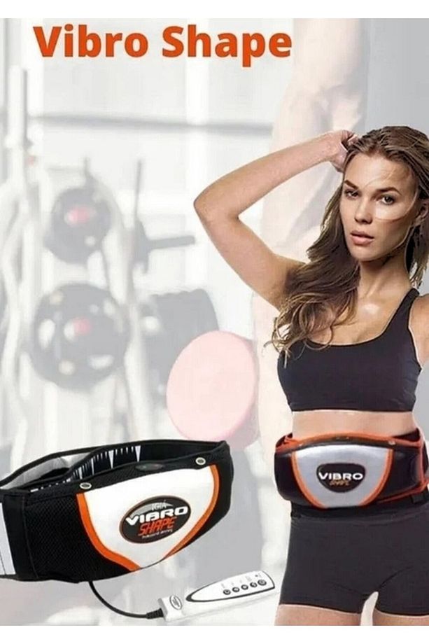 Vibro Shape Masaj Egzersiz Kemeri Titreşimli Yardımcı Göbek Eritme Cihazı - 6