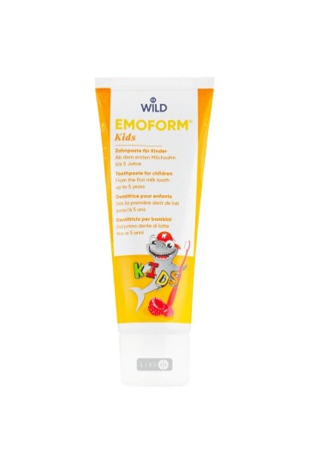 معجون أسنان دكتور وايلد إيموفورم أكتيفلور للأطفال 75 مل - 1