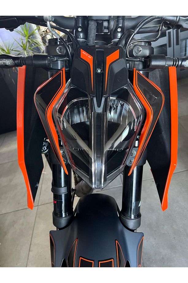 Ktm Duke 250 2024 Turuncu Siyah Kafa Grenaj Far Pad Redline Grafik - 2