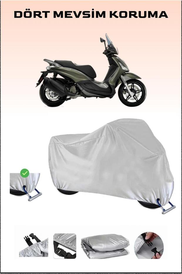 Piaggio Beverly 300 Tourer - قفل ومقاوم للماء، تصميم آمن