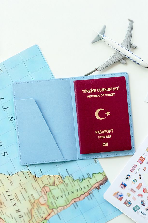 Pasaport Kılıfı Mavi - 4