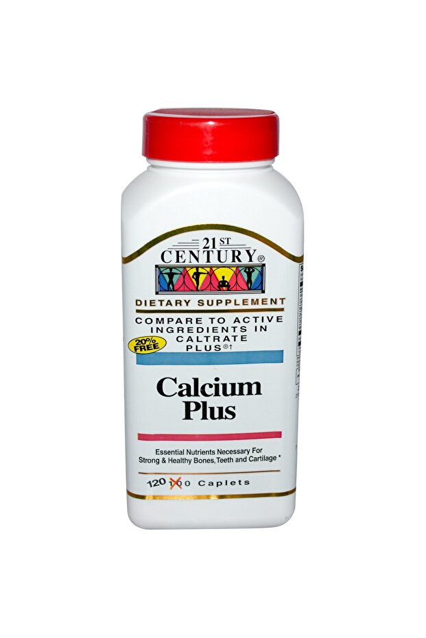 Calcium Plus Dietary Supplement, 120 Caplets