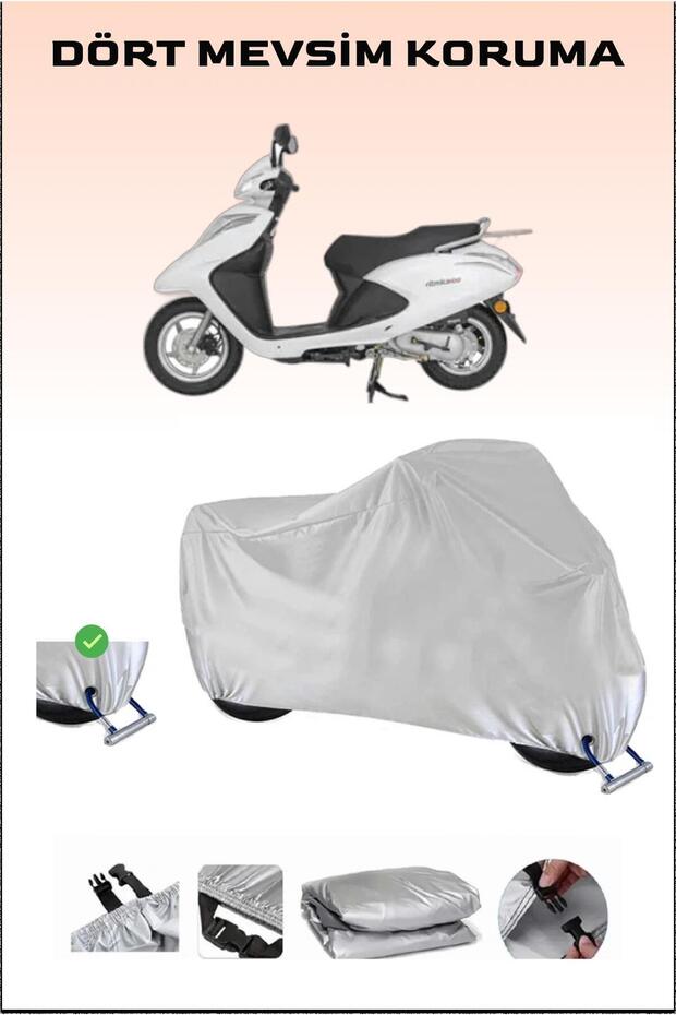 Motorcycle Cover with Lock Compatible for Mondial Speedy 110, Secure, Waterproof , Durable Fabric.