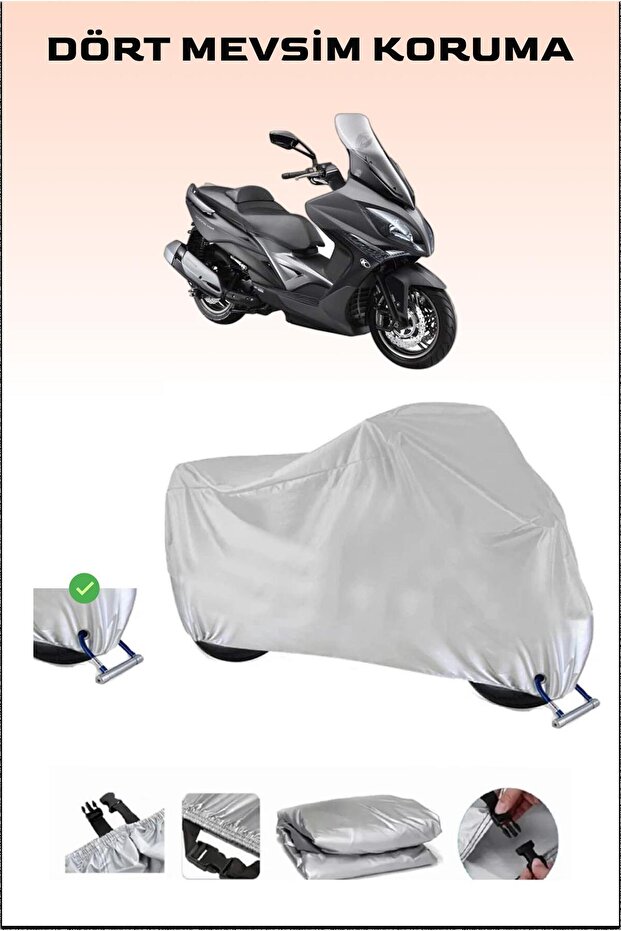 Kymco Xciting 250i - دراجة نارية متوافقة مع القفل وآمنة ومقاومة للماء