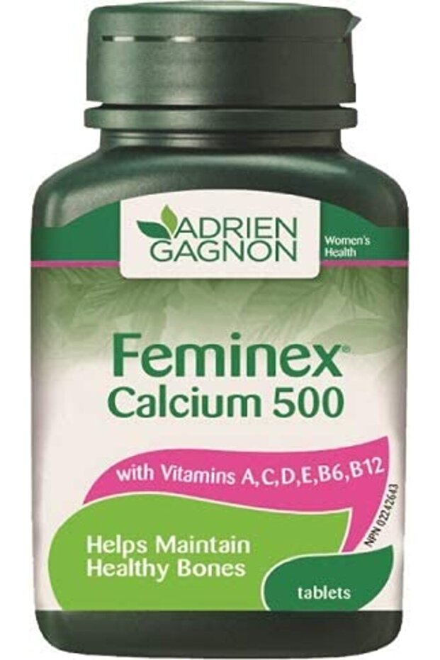 Feminex Calcium, 500mg, 30 Tablets