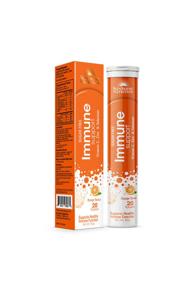Nutrition Vitamin C 1000 Mg Orange Flavour Effervescent Tablets, 20 Tablets