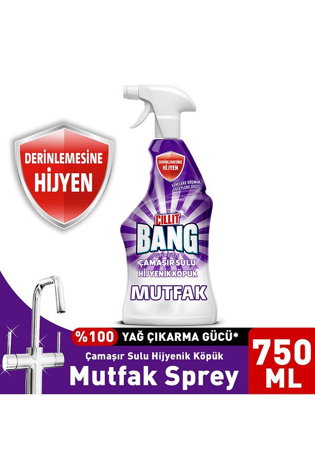 Dezenfektan Banyo Ve Mutfak Temizleyici Sprey Set 750 ml X 4 - 3