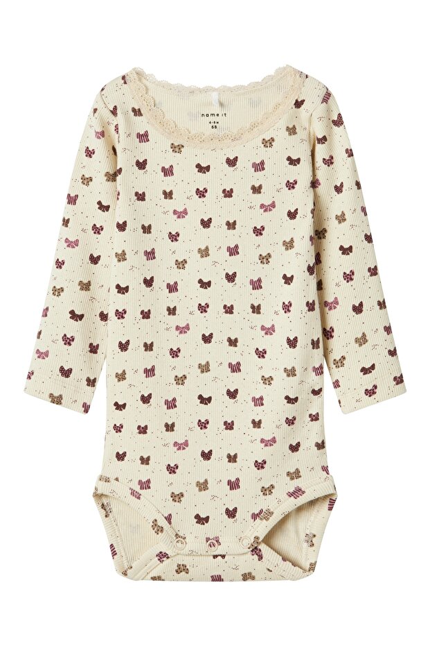 Nbfribow Ls Body - Beige 13240580