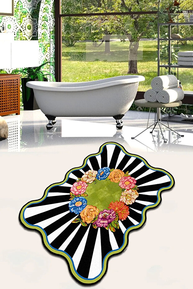 Loan Bathroom 70X120 cm Non-Slip Washable Bathroom Carpet Mat