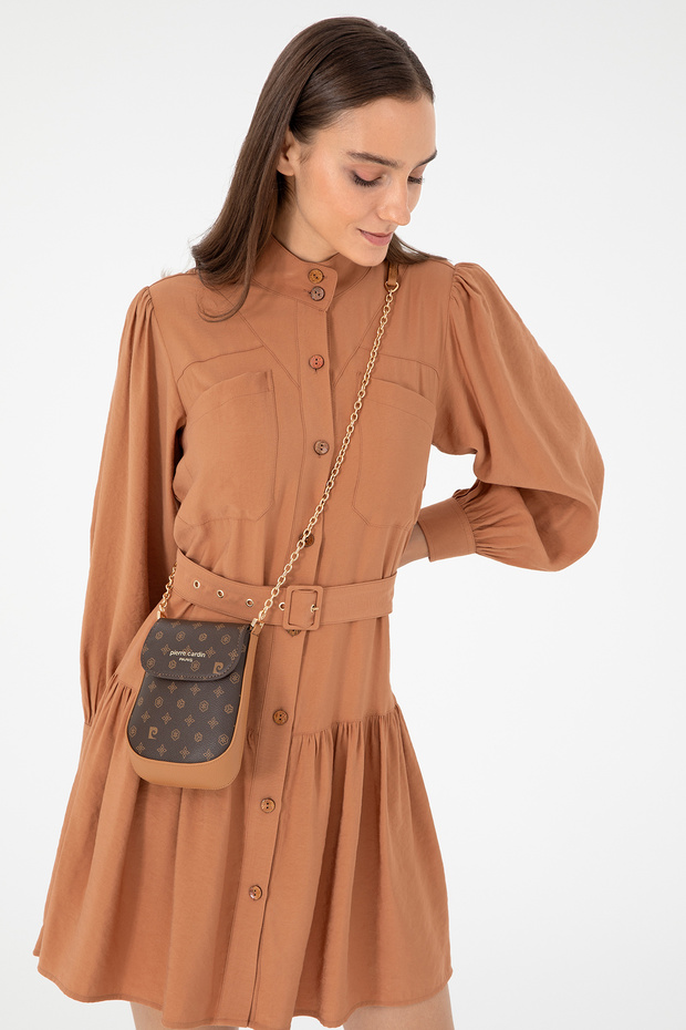 Limited Edition Brown Women's Shoulder Bag 05Pc24K24109