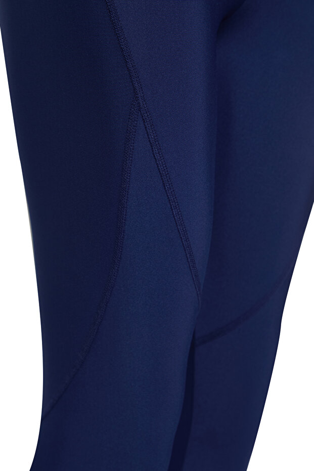 Námořnická modrá Recovery Celovečerní pletené sportovní legíny TWOSS21TA0023 - 8