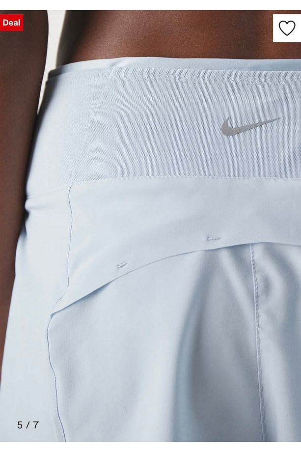Dri-Fit Swift Mid-Rise 8cm (approx.) 2-in-1 Running Mavi Kadın Şort - 7