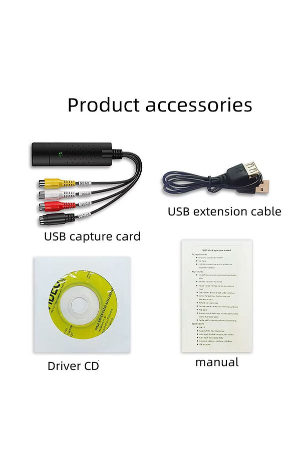 MF-CC11 Analog RCA USB Video Capture Card - 8