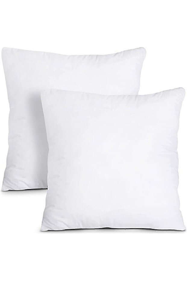 2 Pieces Ultra Plump Square Throw Pillow Inner Cushion - 7 Different Sizes 100% Sponge Particle Filling Vacuum Packaging - 6