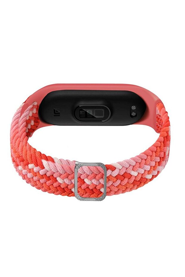Straw Weave Nylon Colorful Flexible Lanyard Strap with One to One Fully Compatible with Xiaomi Mi Band 7