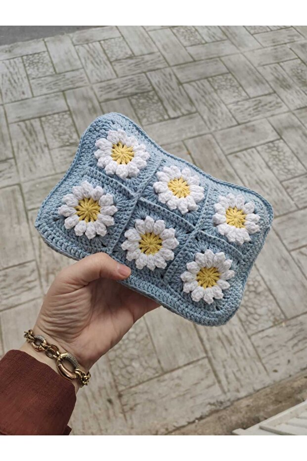 Örgü cüzdan örgü çanta - 3