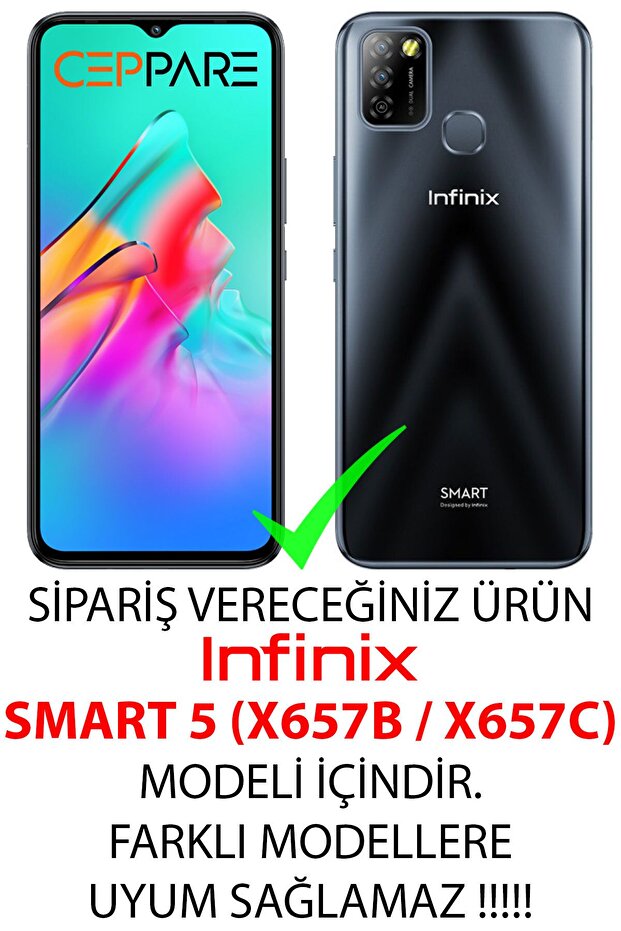 iNfinix Smart 5 (X657B) Uyumlu Kılıf Desen Baskılı Silikon Kelebek ve Çiçekler STK:718 CP-7FJRHjI - 2