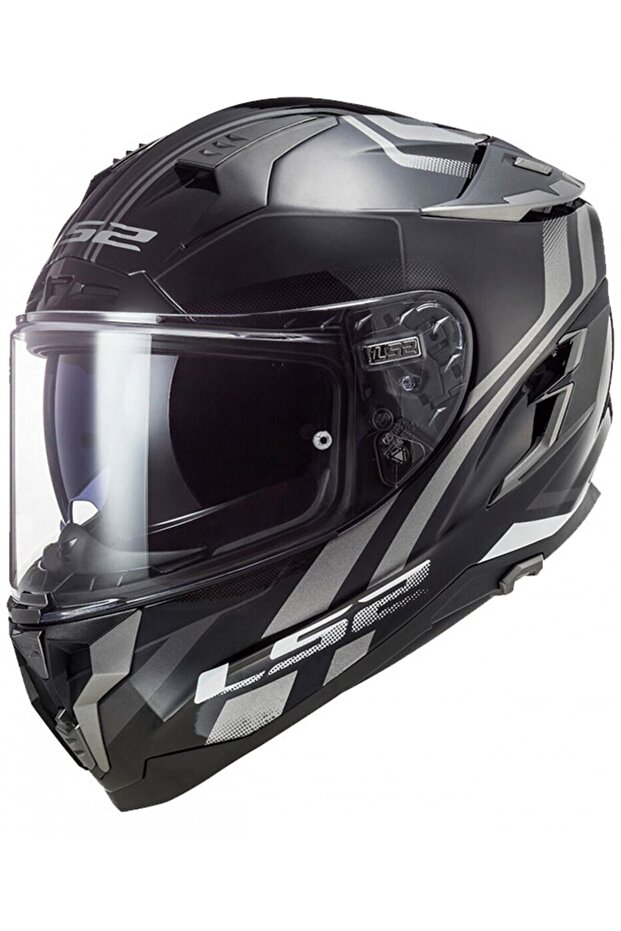 CHALLENGER PROPELLER KAPALI KASK SİYAH-TITANIUM - 1