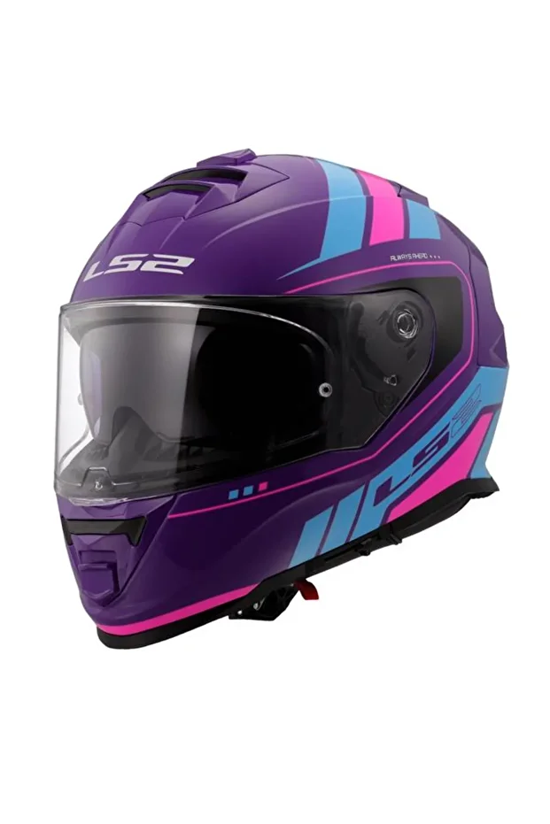 STORM 2 FIST KAPALI KASK MOR-MAVİ - 1
