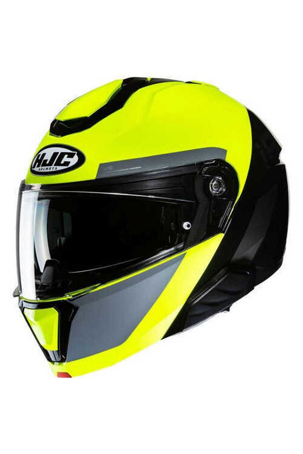 İ91 Çene Açılır Kask Bına Sarı-siyah Mc3h - 1