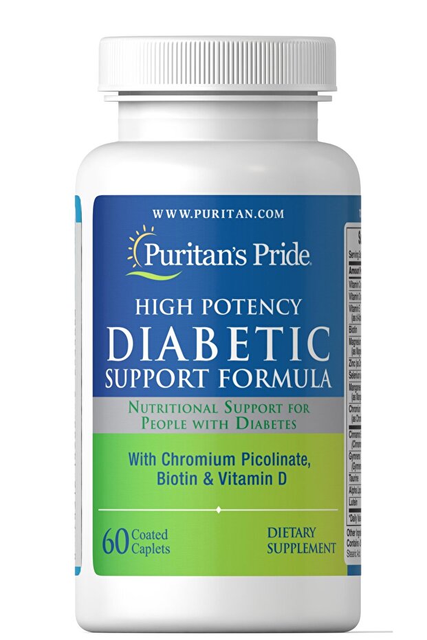 High Potency Diabetic Support formula, 60 Caplets