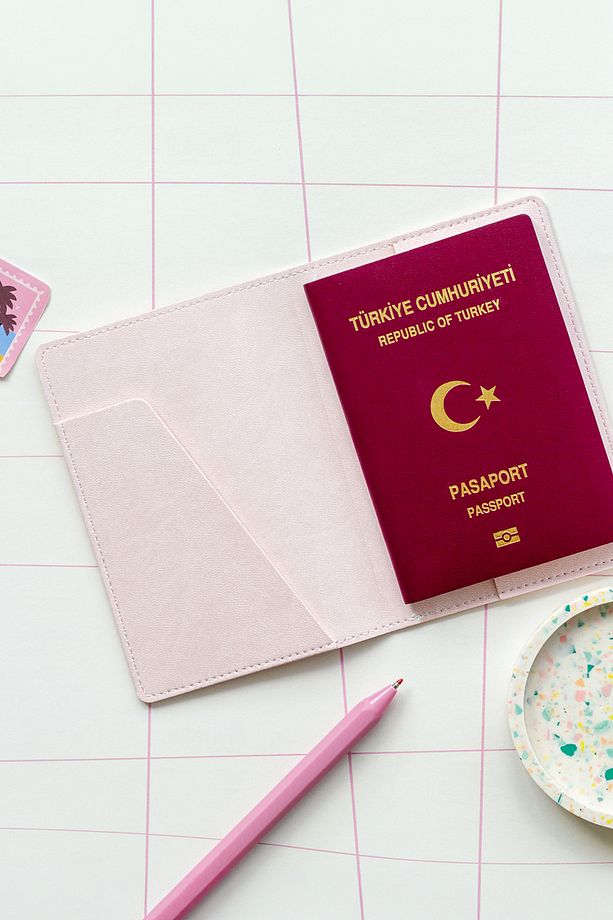 Pasaport Kılıfı Pembe - 7