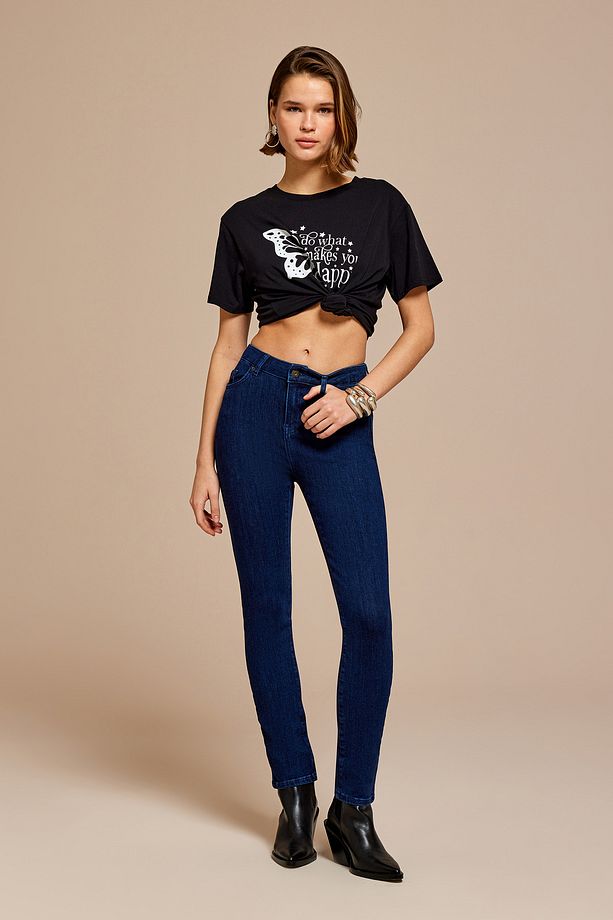 Push-Up Denim Pantolon - 2