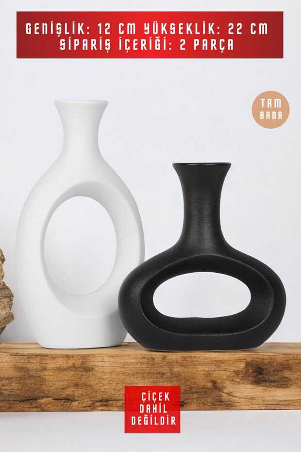 طقم مزهرية زينة طقم مزهرية ديكور منزلي ديكور طاولة طقم مزهرية نموذج 1003 - 3