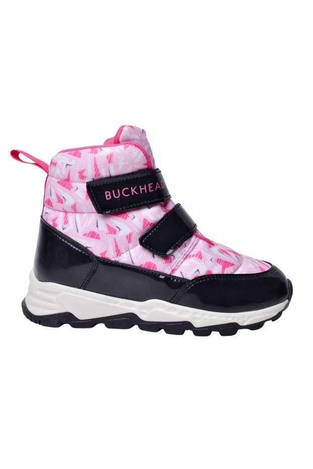 4183 Snowshell Pink Patterned Kids Boots