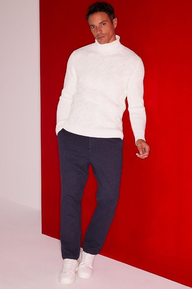 Kumaş Pantolon Tailored Regular Fit Normal Kesim Basic Düz Cepli Düz Paça D3707ax24au - 1