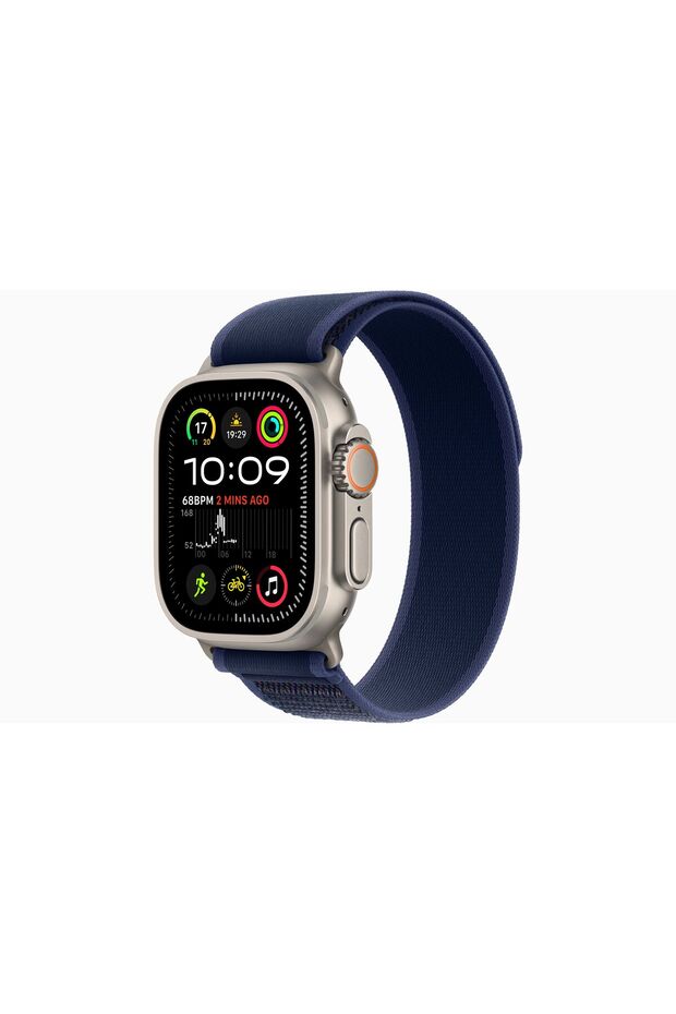 Watch Ultra 2 GPS + Cellular 49mm Natural Titanium Case with Blue Trail Loop - M/L
