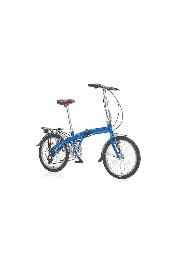 Foldy - 16'' Kadro - 20 Jant - Katlanır Bisiklet - Mavi - 1
