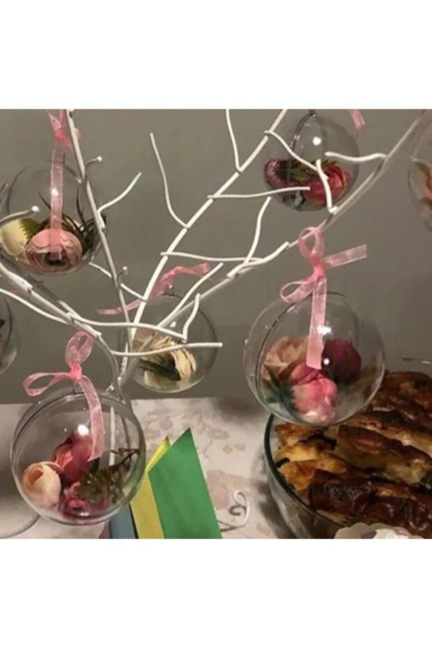 Şeffaf Mika Küre Top 5 Adet - 3