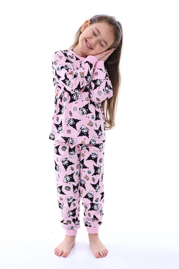 Seasonal Girl's Kuromi Pajama Set