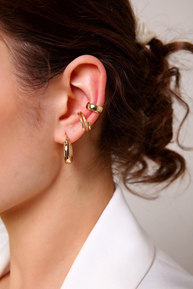 Gold Sarmal Earcuff Set - 5