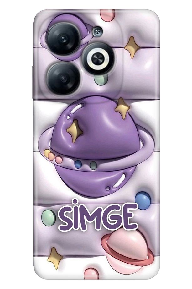 Infinix Smart 5 8 9 S5 Pro Note 11 12 30 40 50 Vip Kılıf Isimli Yazılı Kişiye Özel Esnek Kapak - 5