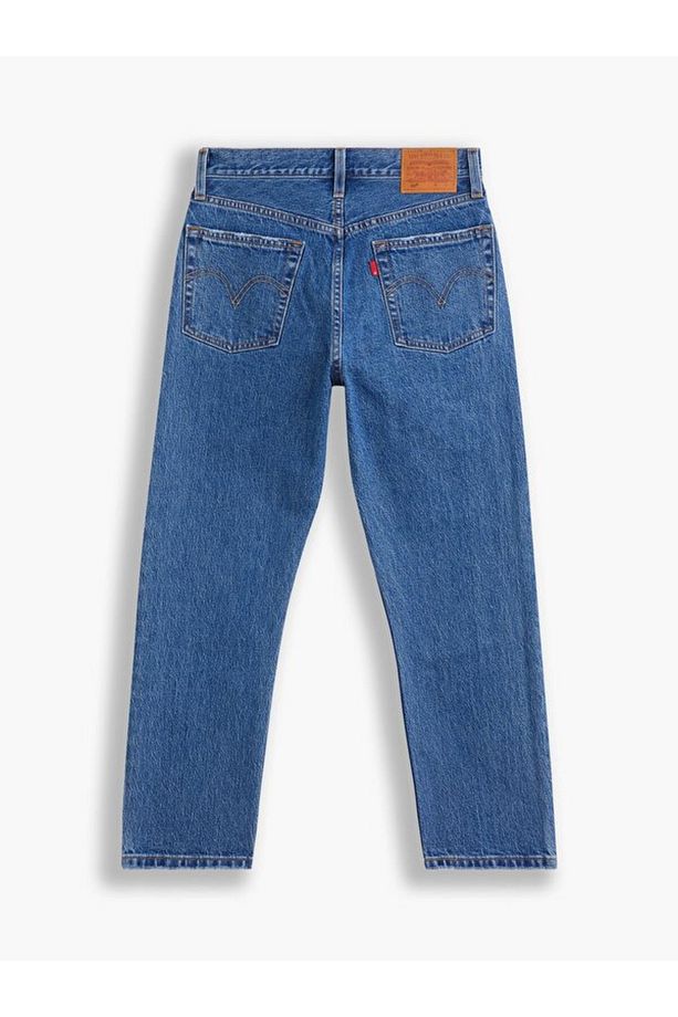 501 Regular Fit Yüksek Bel Cropped Jeans  KOT PANTOLON A7739 - 7